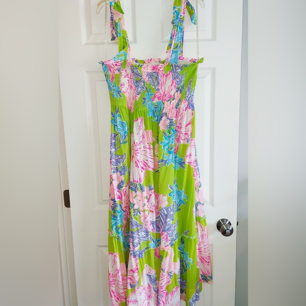Lilly Pulitzer Riviera Smocked Midi Dress NWOT